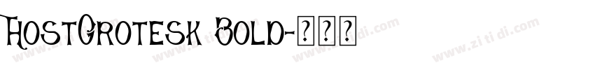 HostGrotesk Bold字体转换